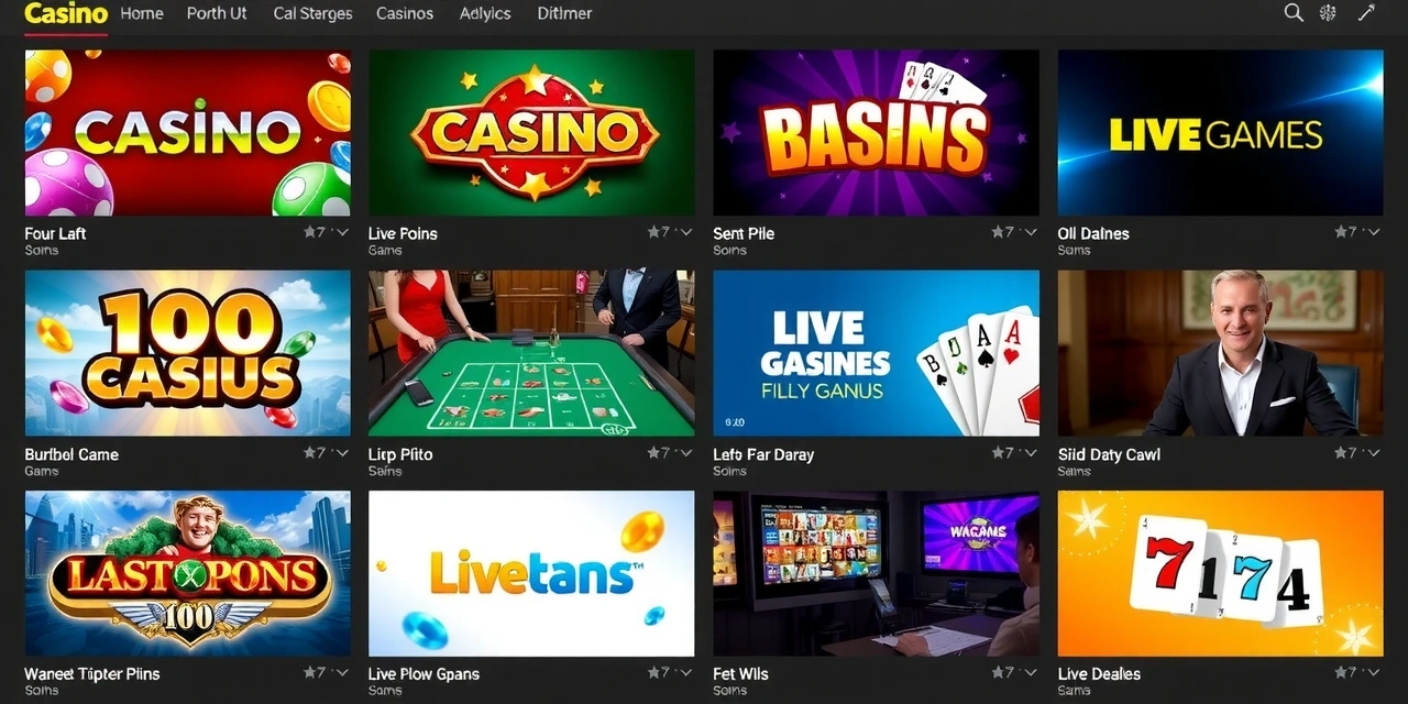 Variedad de juegos de casino disponibles en Betsson